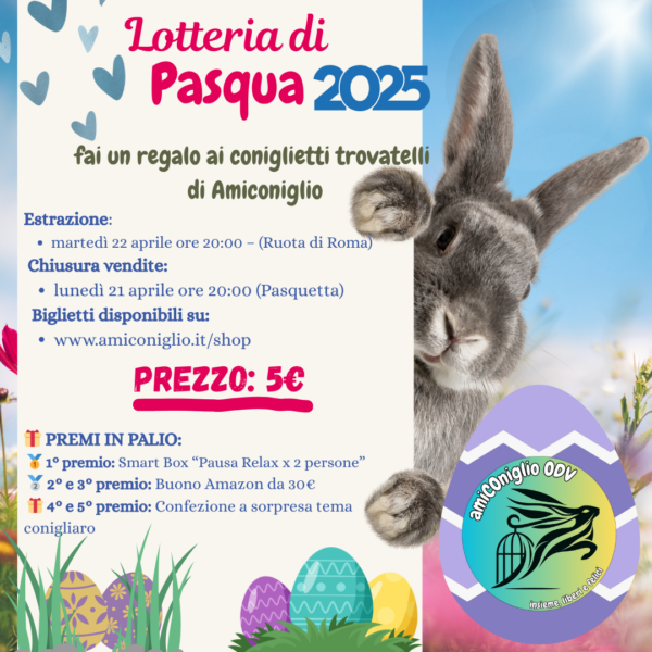 Biglietto Lotteria Pasqua 2025
